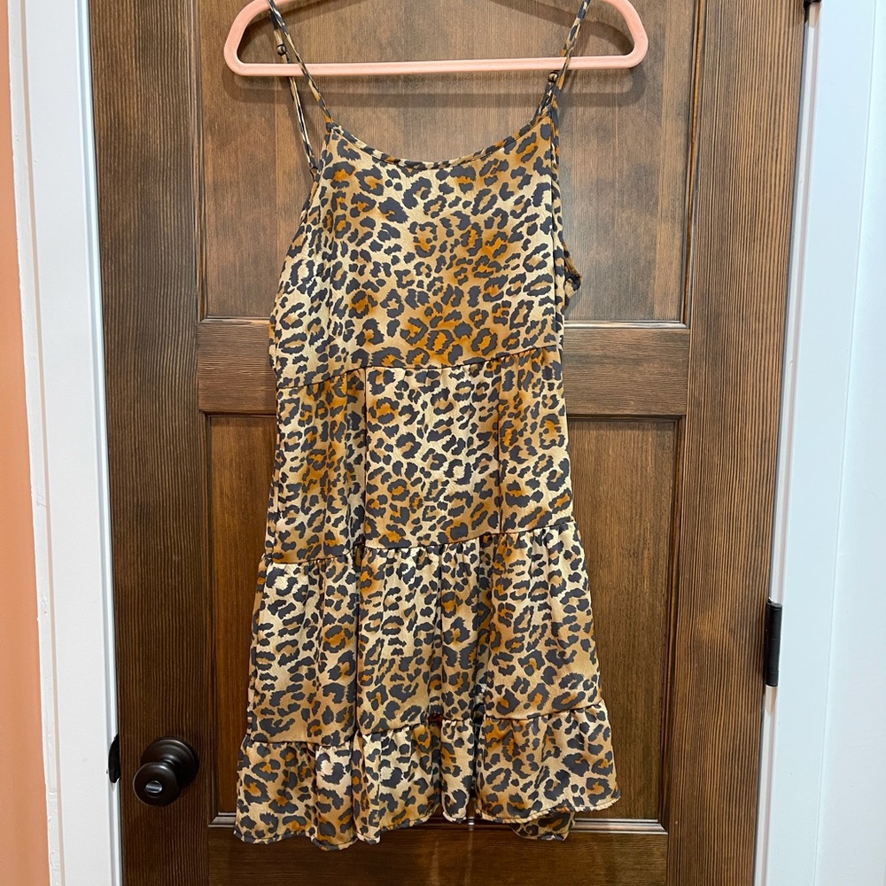 Cheetah print dress!
